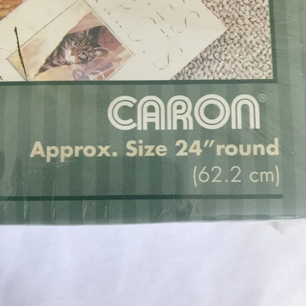 Cat Nap Latch Hook Craft Kit Natura‎ Caron 24